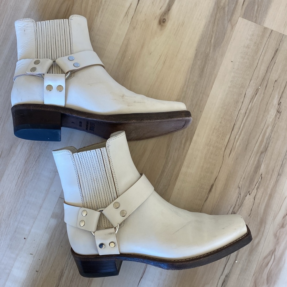 Re/Done Calvary boot white size 41